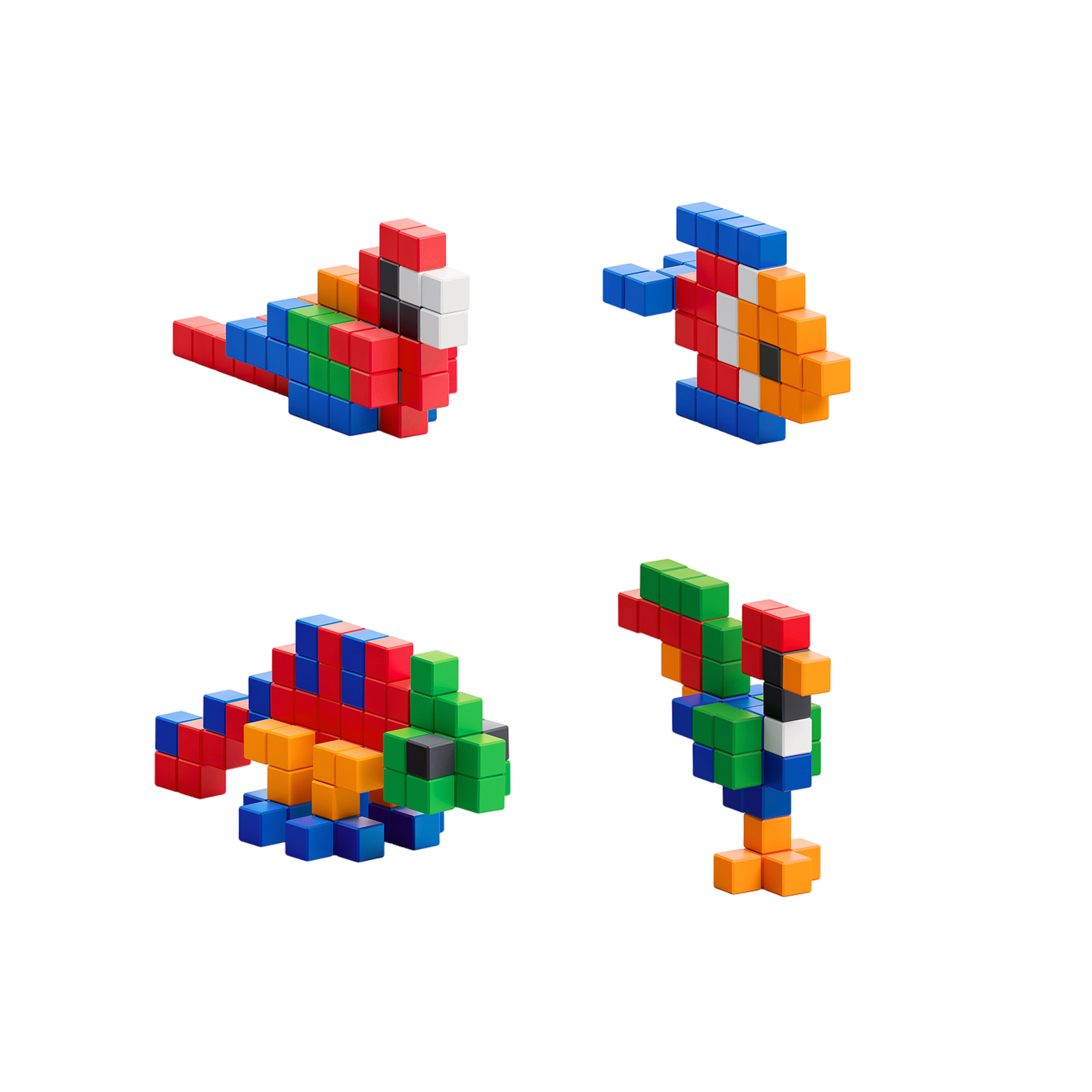 Magnetbaukasten Bright Animals