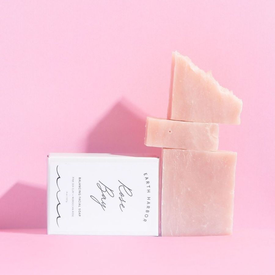 Earth Harbor Rose Bay Balancing Facial Soap 113g