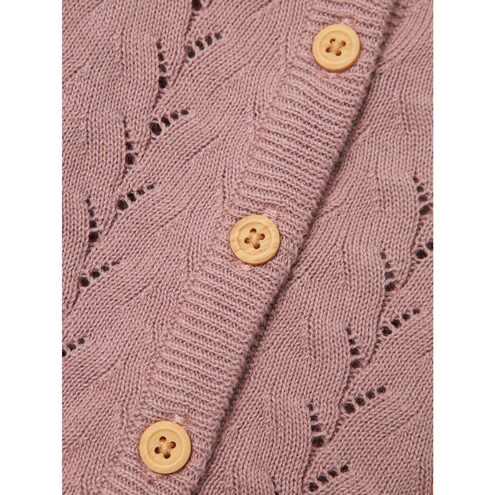 Køb Name It Deauville Mauve Banni Strik Cardigan Noos