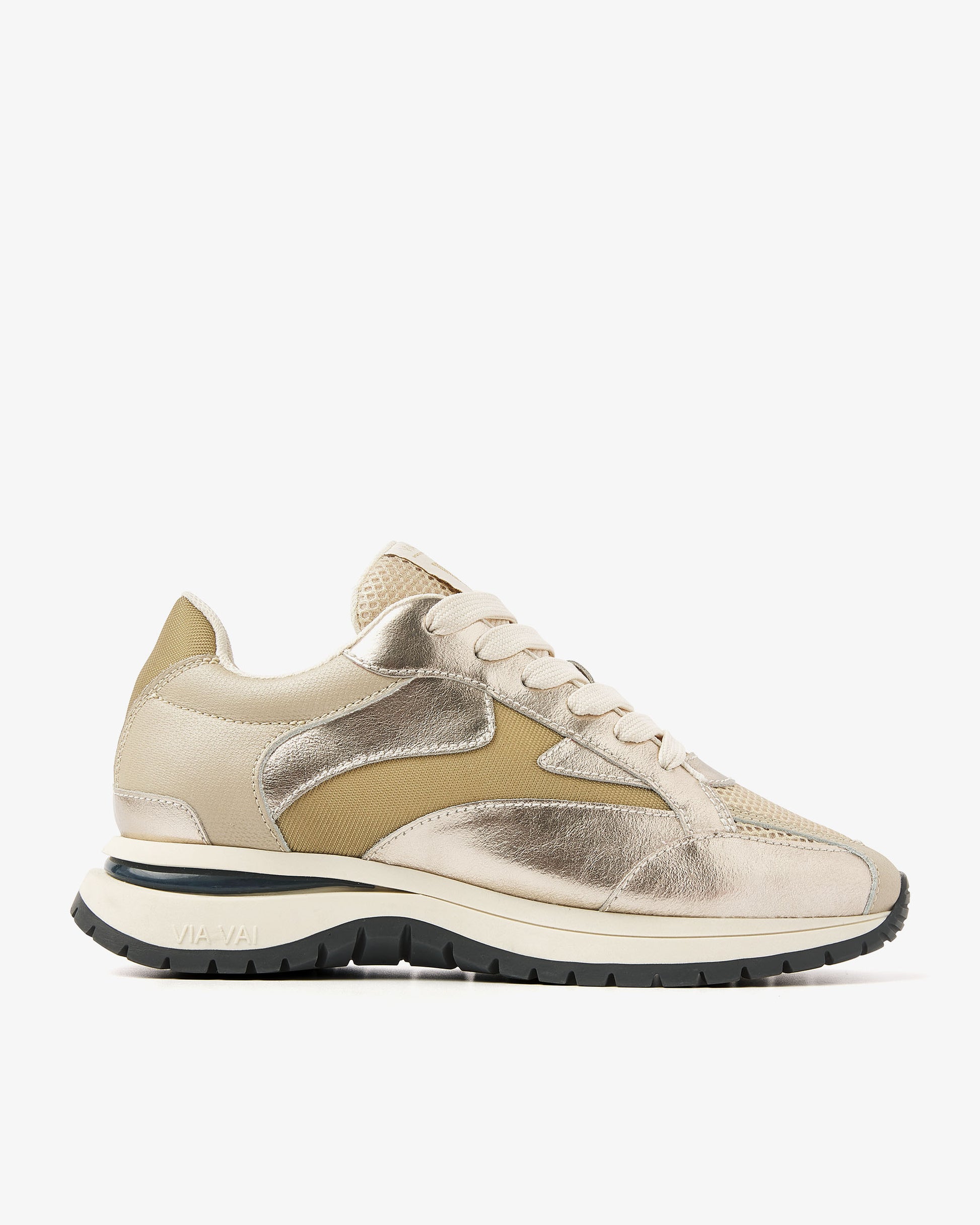 VIA VAI gouden dames sneakers Usher Riggs
