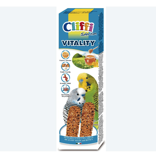 CLIFFI PERICO Y EXOTICO BARS (VITALITY 2 UNIDADES (60 GR))