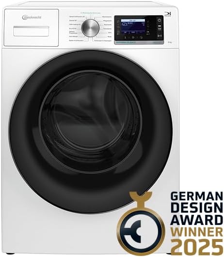 Bauknecht B6R 08E SILENCE DE Waschmaschine / 10kg / Frontlader/Supreme Silence/EEK A-20% / 1400 UpM/ZEN-Motor/Besonders leise Waschmaschine/Steam 3.0-3 Kraftvolle Dampftechnologien