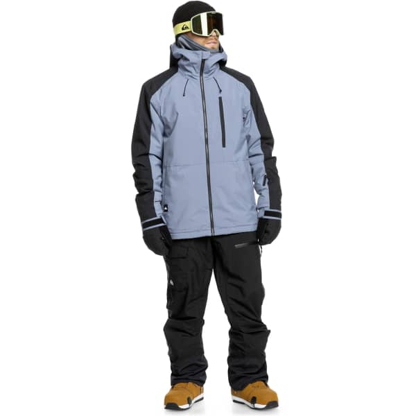 Veste de ski QUIKSILVER MISSION BLOCK JK FLINT STONE