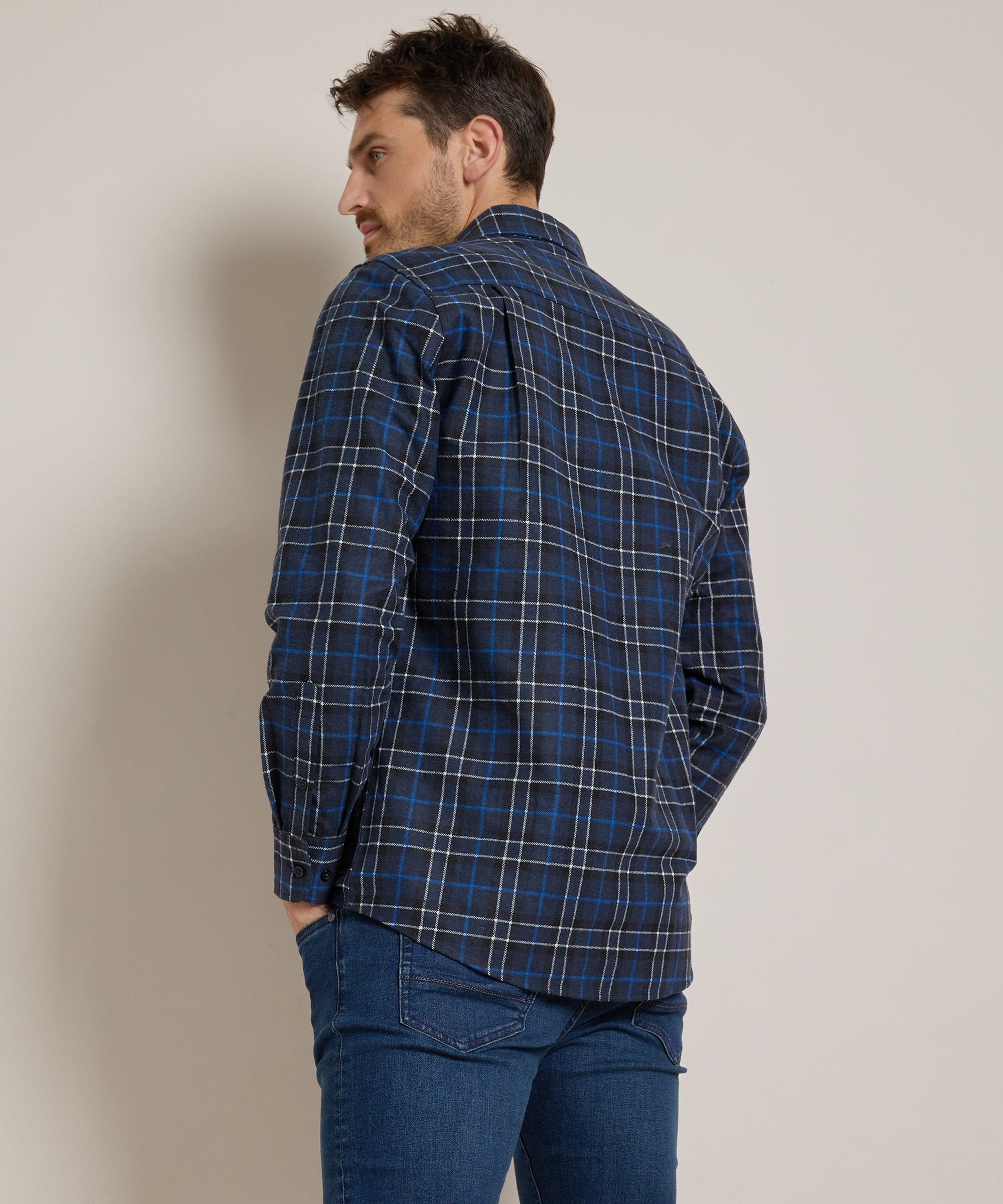 flanel overhemd met print