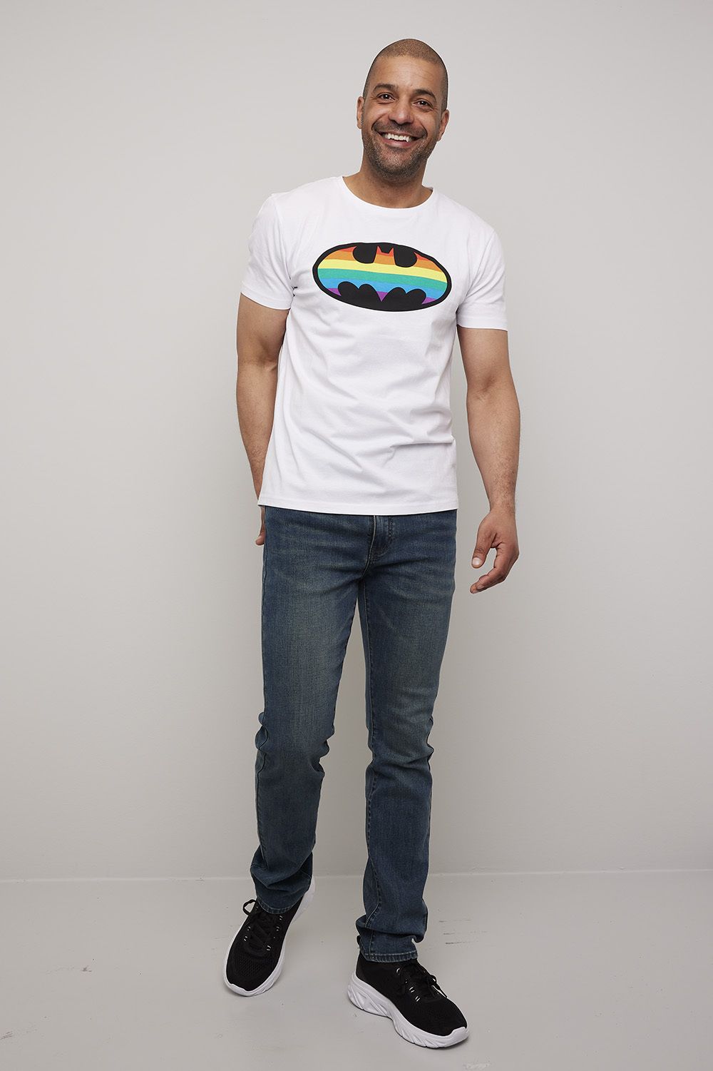 T-skjorte Batman rainbow