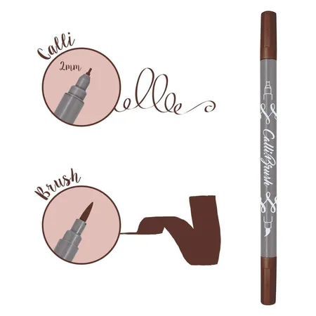 ONLINE Calli.Brush Pen Brown