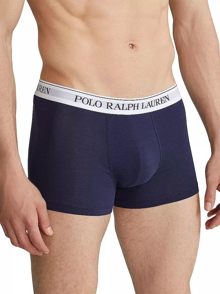 POLO RALPH LAUREN Pants 3-er Pkg blau gemustert dunkelblau