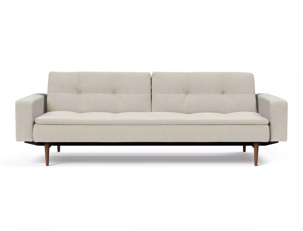 Schlafsofa mit Armlehnen Dublexo Styletto dunkel