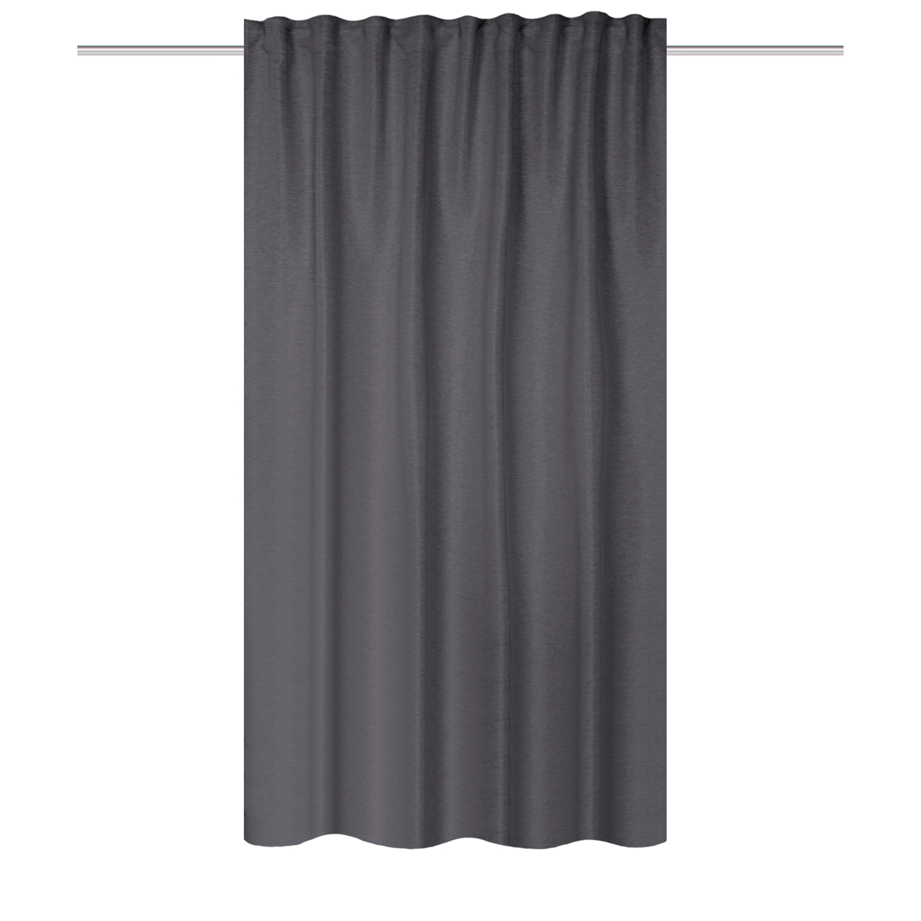 Kombibandschal JOHN - anthrazit - verdunkelnd - 135x145 cm