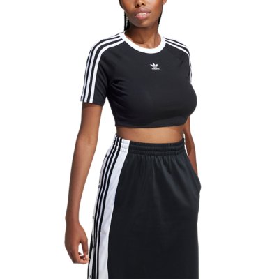 Tee-shirt à manches courtes femme 3 bandes ADIDAS