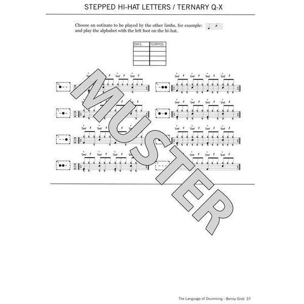 Hal Leonard Benny Greb The Language Of