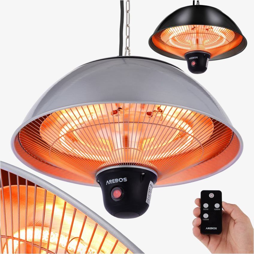 Deckenheizstrahler 1500W mit Fernbedienung