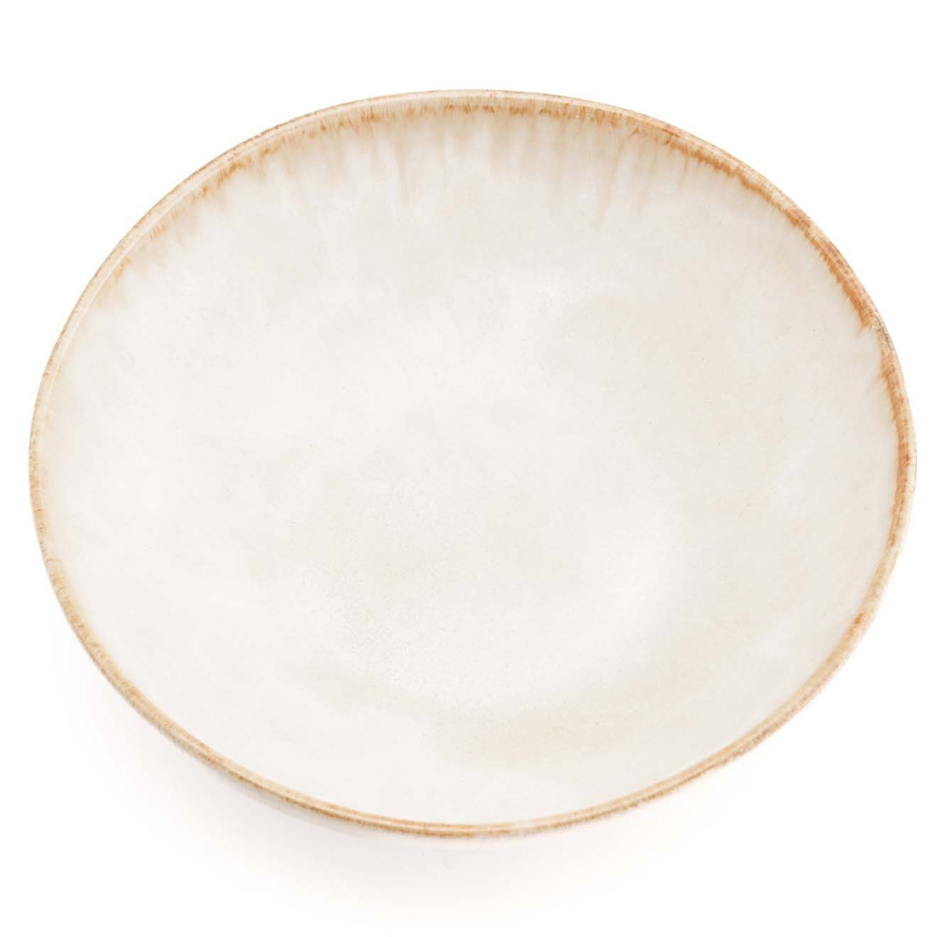 Bazar Bizar 4 Assiettes à Pâtes  Cascais blanches - D.22 cm