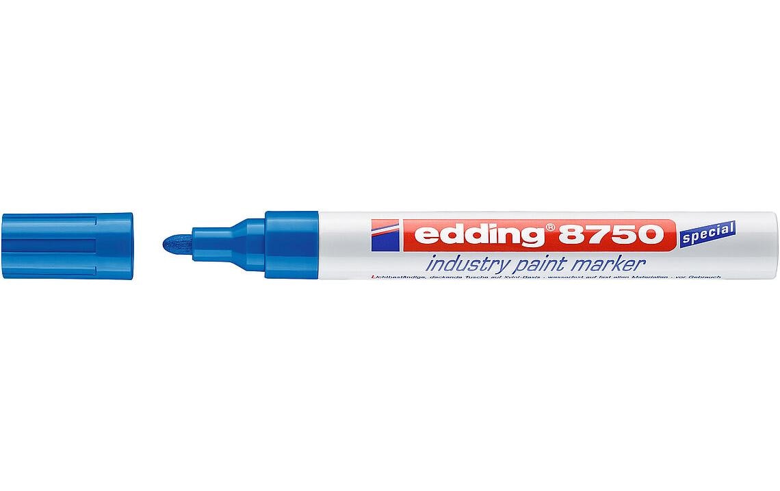 Lackmarker Industrie 8750 Blau, 1 StückLackmarker Industrie 8750