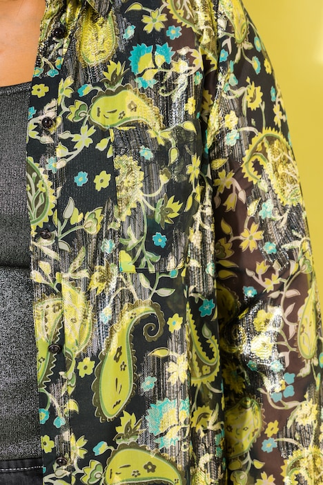 Hemdbluse, Boxy Shape, Paisleyprint