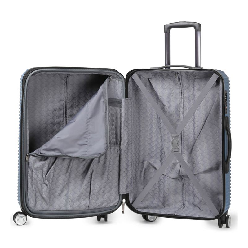 Lot de 3 valises rigides Takai Extensibles 55, 67 et 77 cm Bleu gold