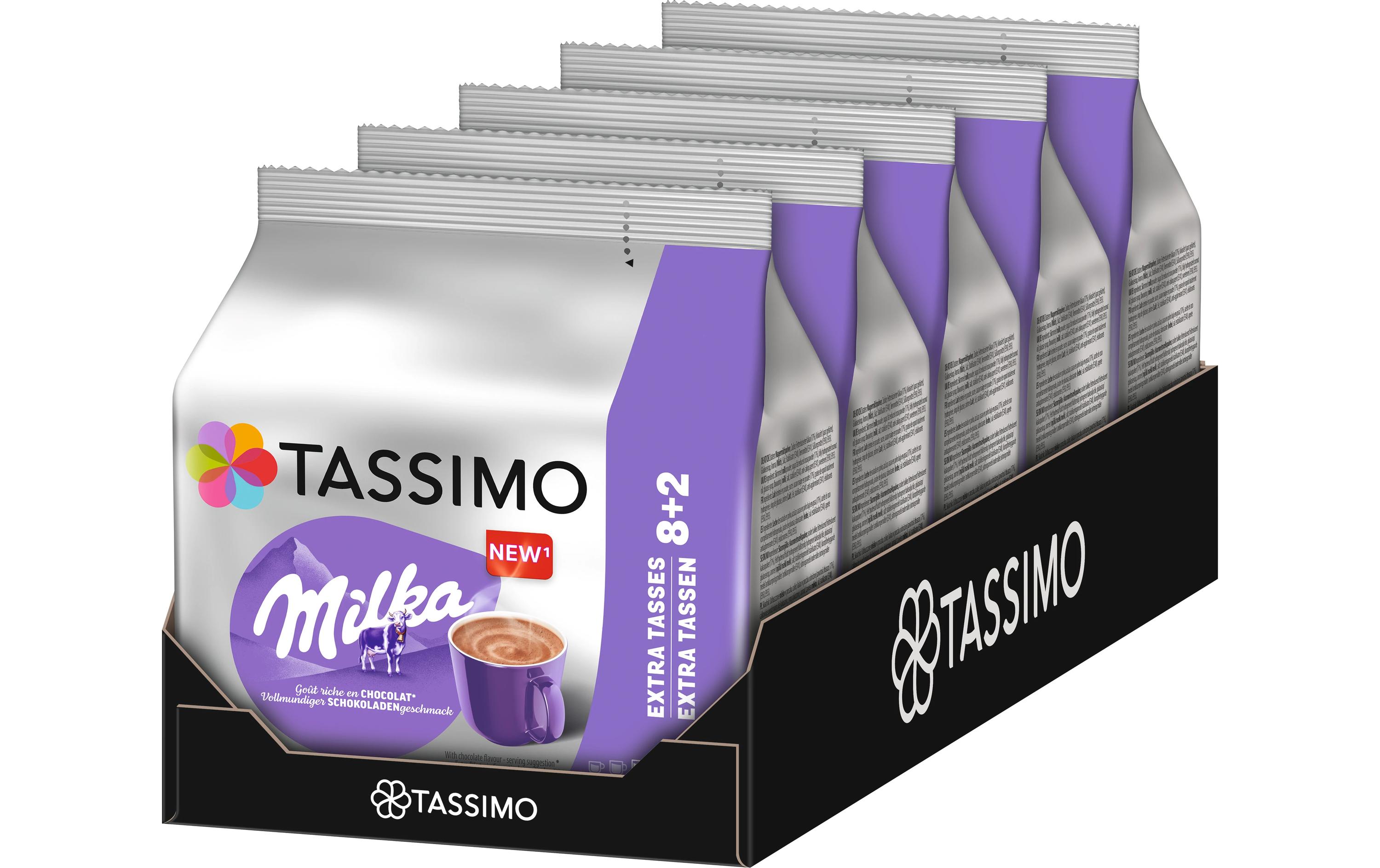 Kaffeekapseln T DISC Milka Kakao-Spezialität 5 x 10Milka Kakao Kapseln