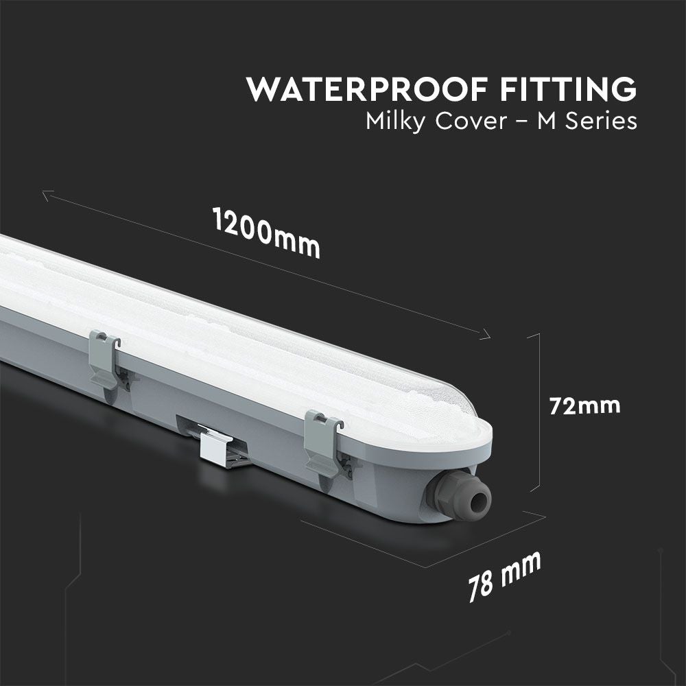 LED-lichtstrips - Milky Cover-serie - Samsung - IP65 - 36W - 4320 lumen - 6500K - 120cm