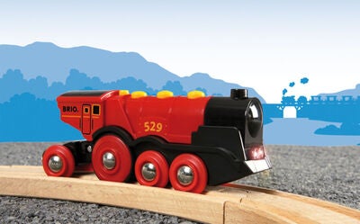 BRIO World 33592 Lokomotiv Stort, Rødt og Kraftig