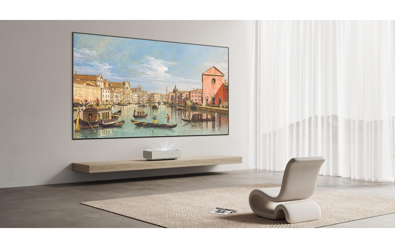 Ultrakurzdistanzprojektor Aura 2<br>4K Ultrakurzdistanz-Laserprojektor