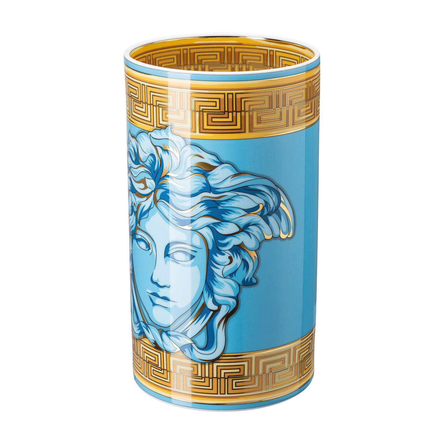 Medusa Amplified Blue Coin Vase 30 cm