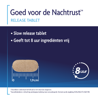 Shiepz Slow Release Nachtrust 8 Uur Tabletten 30TB