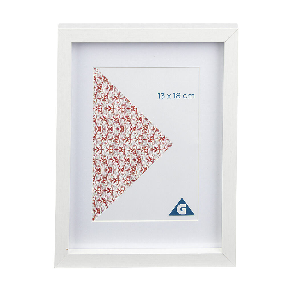 Cadre photo mdf Blanc 20 x 26 cm