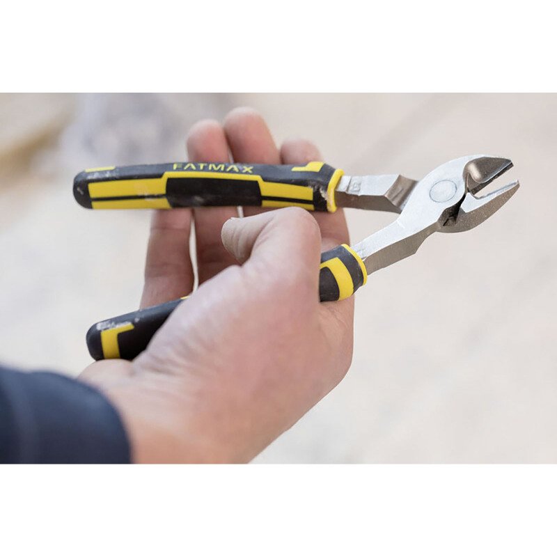 Pince coupante diagonale coudée Stanley Fatmax 16 cm/6 pouces