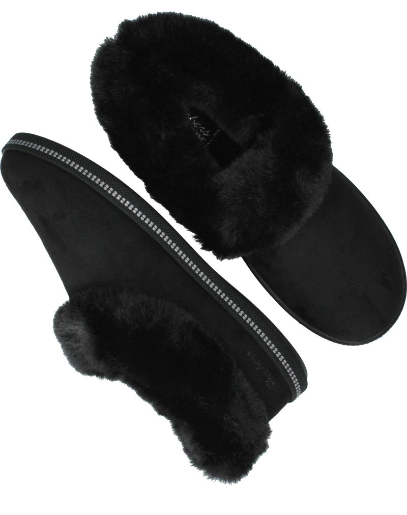 Skechers Cozy Campfire Winter Nights Pantoffels Zwart Dames