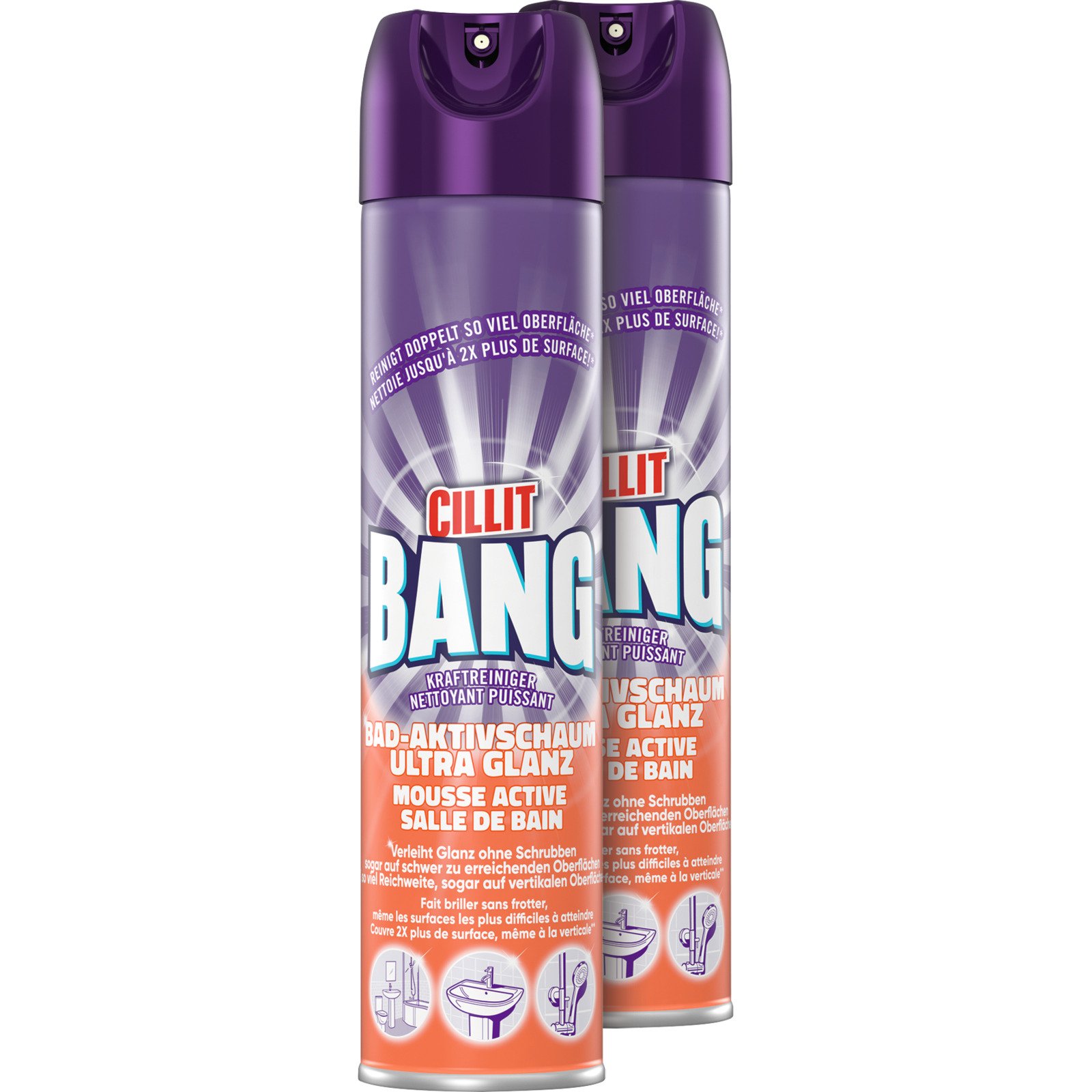 Cillit Bang Aktivschaum 2 x 600 ml