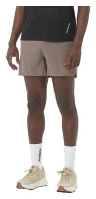 Short Salomon Sense Aero 5in Marron Homme