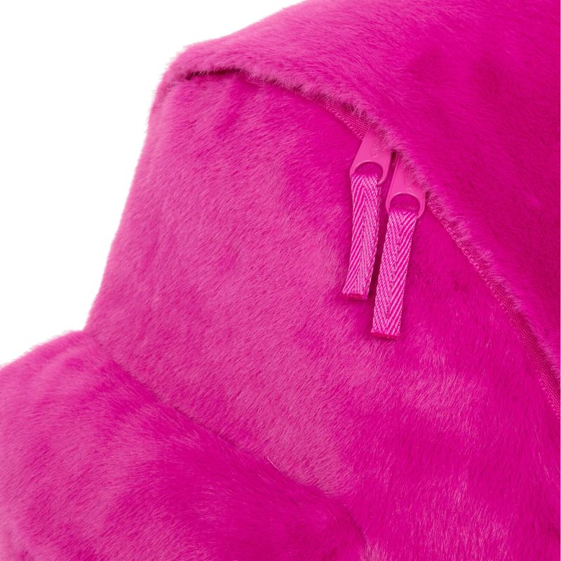 Sac à dos Padded Pak'r 40 cm effet fourrure Fuzzy Fuchsia
