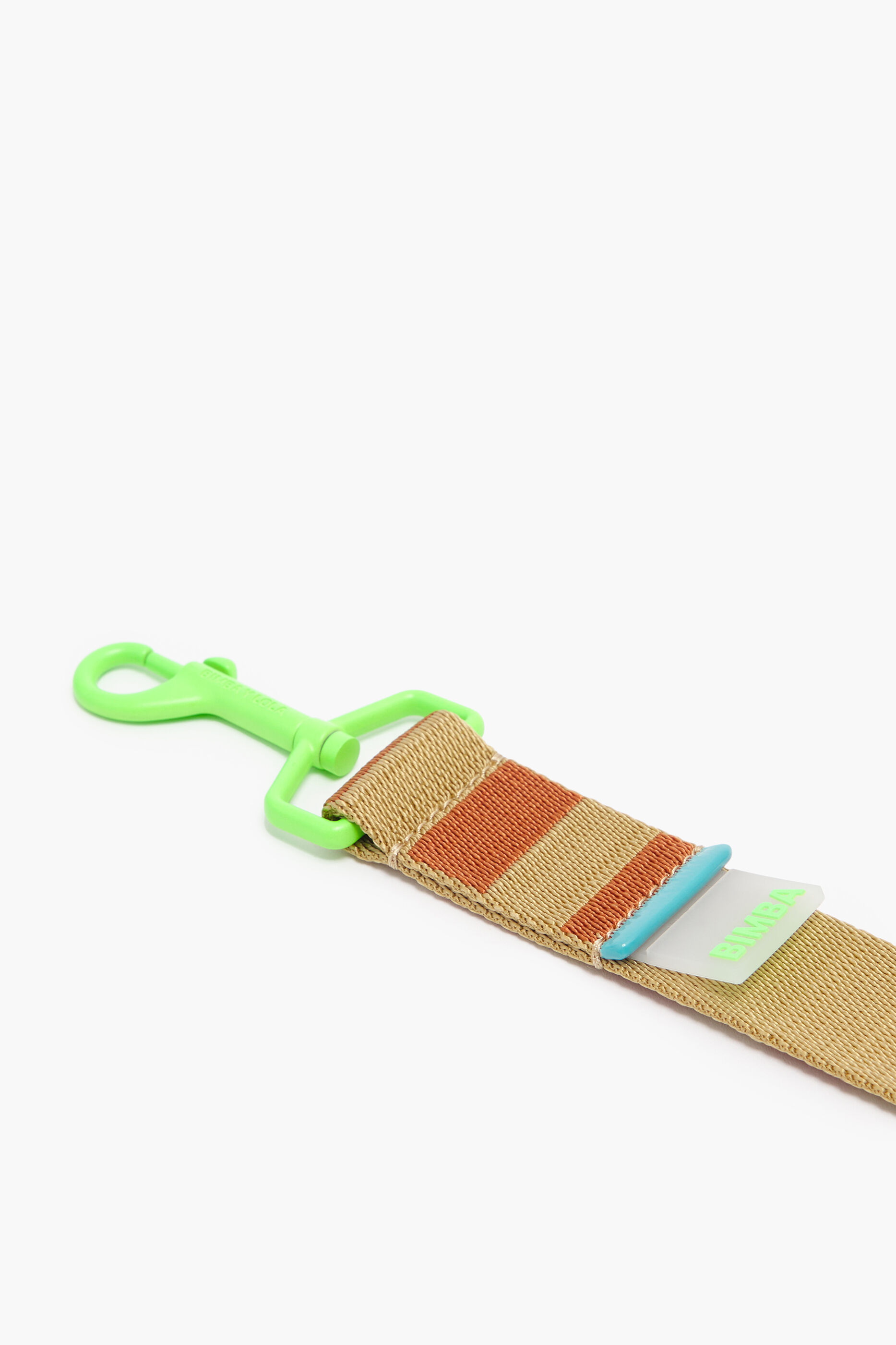 Coleira para animais de estimação Khaki Lola com logotipo