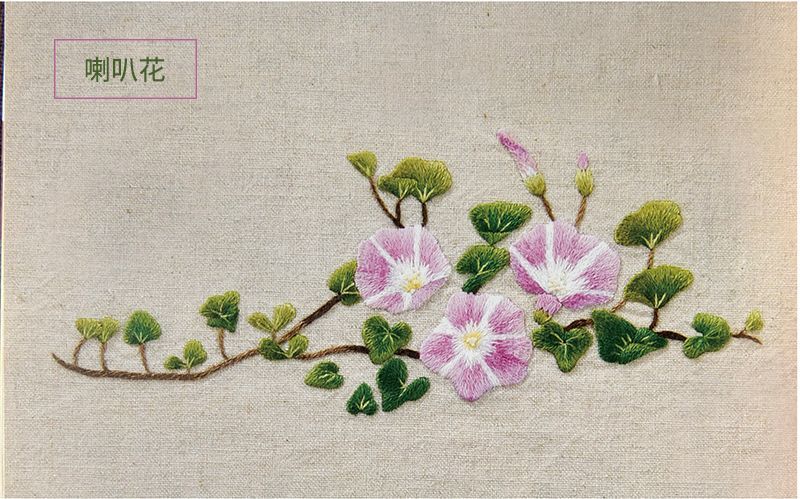 Embroidery Kingdom - DIY-borduurpakket met bloemen / frame