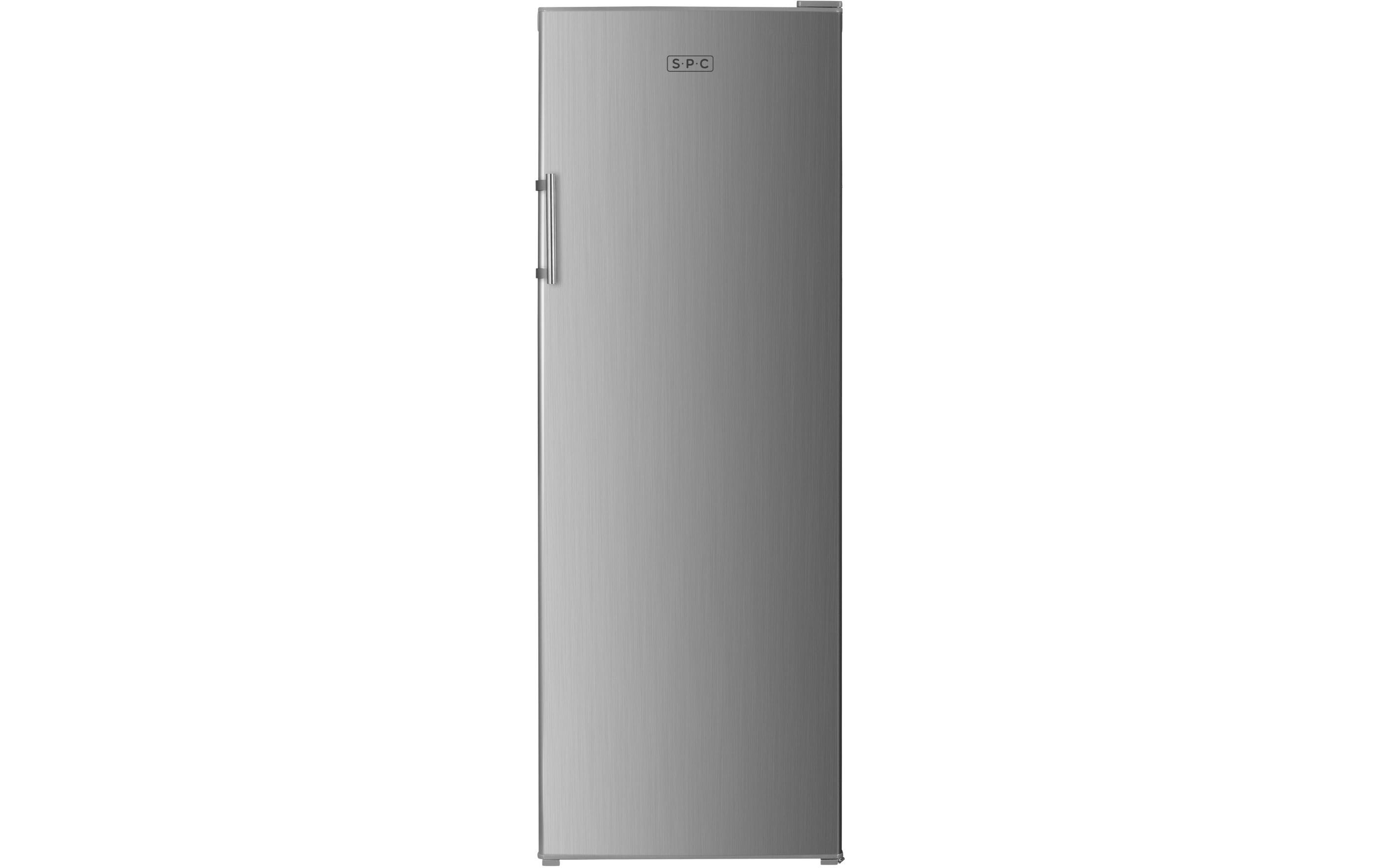Gefrierschrank H-GS3857 INOX Grau Rechts, Wechselbar<br>Freistehender Gefrierschrank