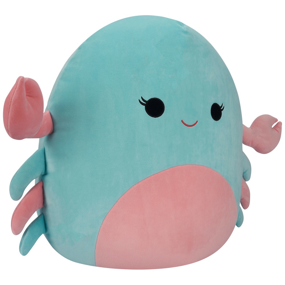 Original Squishmallows 50cm Isler, die rosa-mintfarbene Krabbe, Plüschtier
