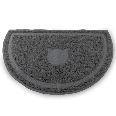 Freezack Katzentoilettenvorleger Scatter Round grau 38x61cm