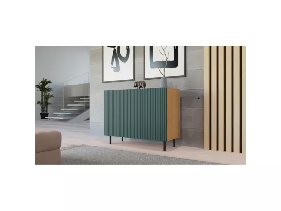 Commode KAMA 2D SLIM ARTISAN GREEN