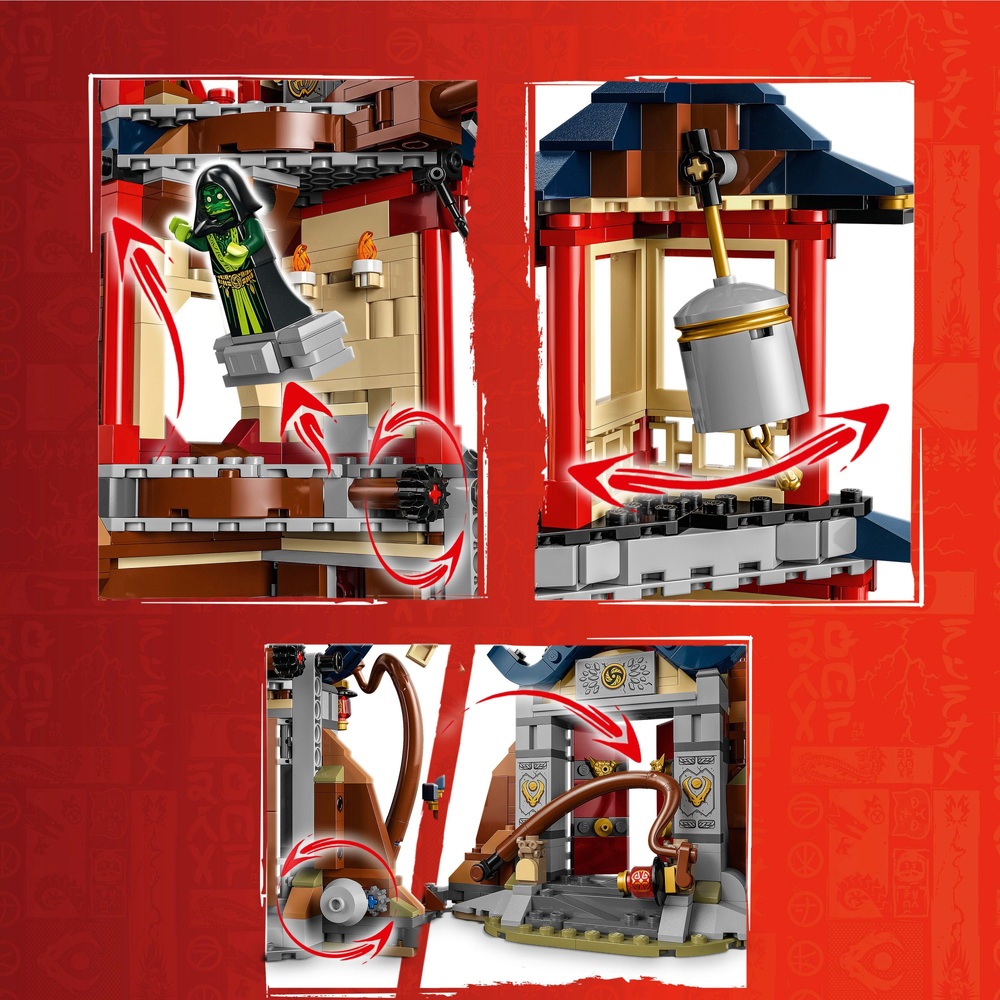 LEGO NINJAGO 71795 Tempel des Drachen – Energiekern-Bauset