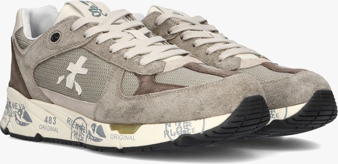 PREMIATA groene premiata lage sneakers mase