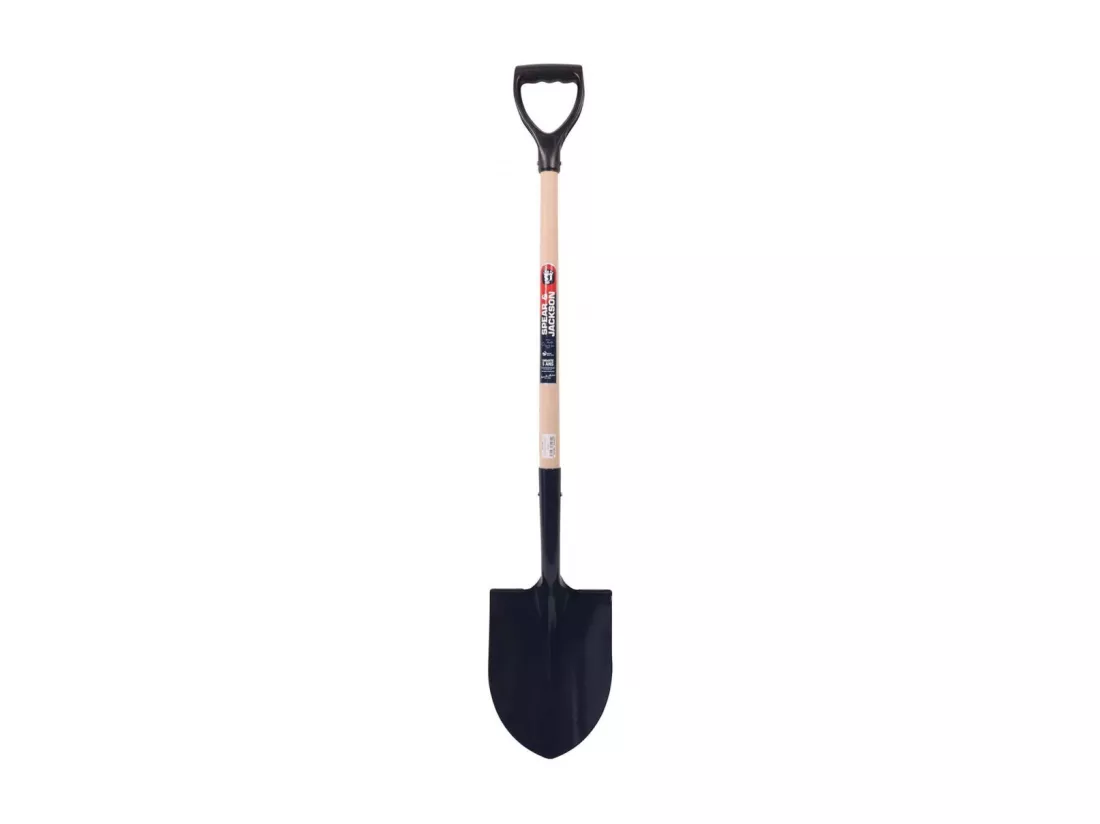 Pelle de bord 21 cm manche en bois et poignée plastique