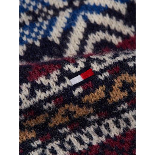 Tommy Hilfiger Gifting Wool Blend Fairisle Striktrøje, Safari Canvas/Multi, XL