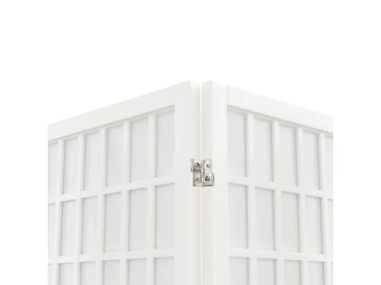 Cloison de séparation pliable 5 panneaux 200x170 cm Blanc