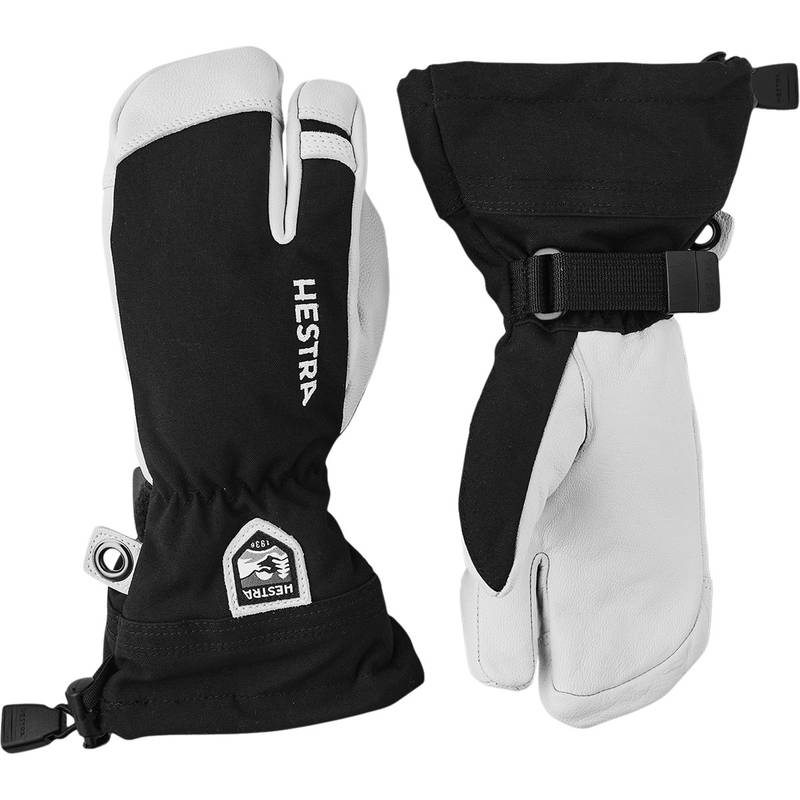 Hestra Army Leather Heli 3-Finger Skihandsker Børn