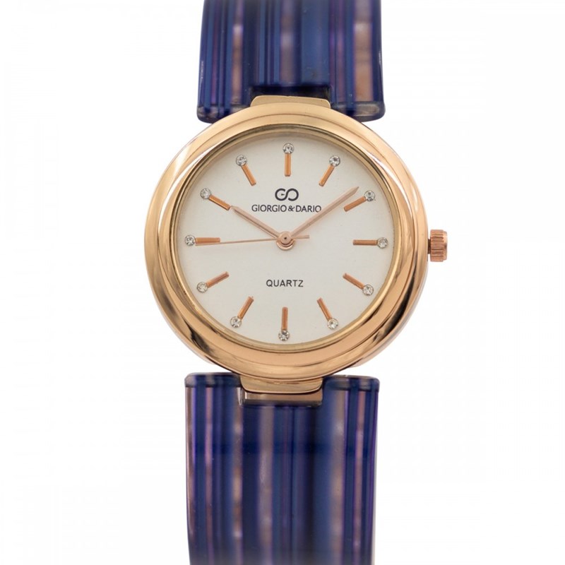 Belle Montre Femme Métal et Plastique Strass GIORGIO