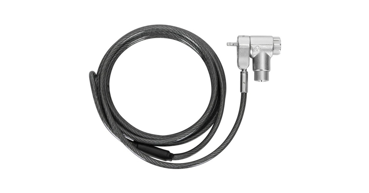 TargusDefcon Ultimate Universal Keyed Cable Lock with Adaptable Lock Head diefstalbeveiliging