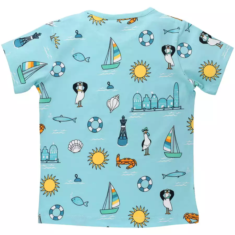 Villervalla Shirt Kurzarm Summer LGT Aruba blau