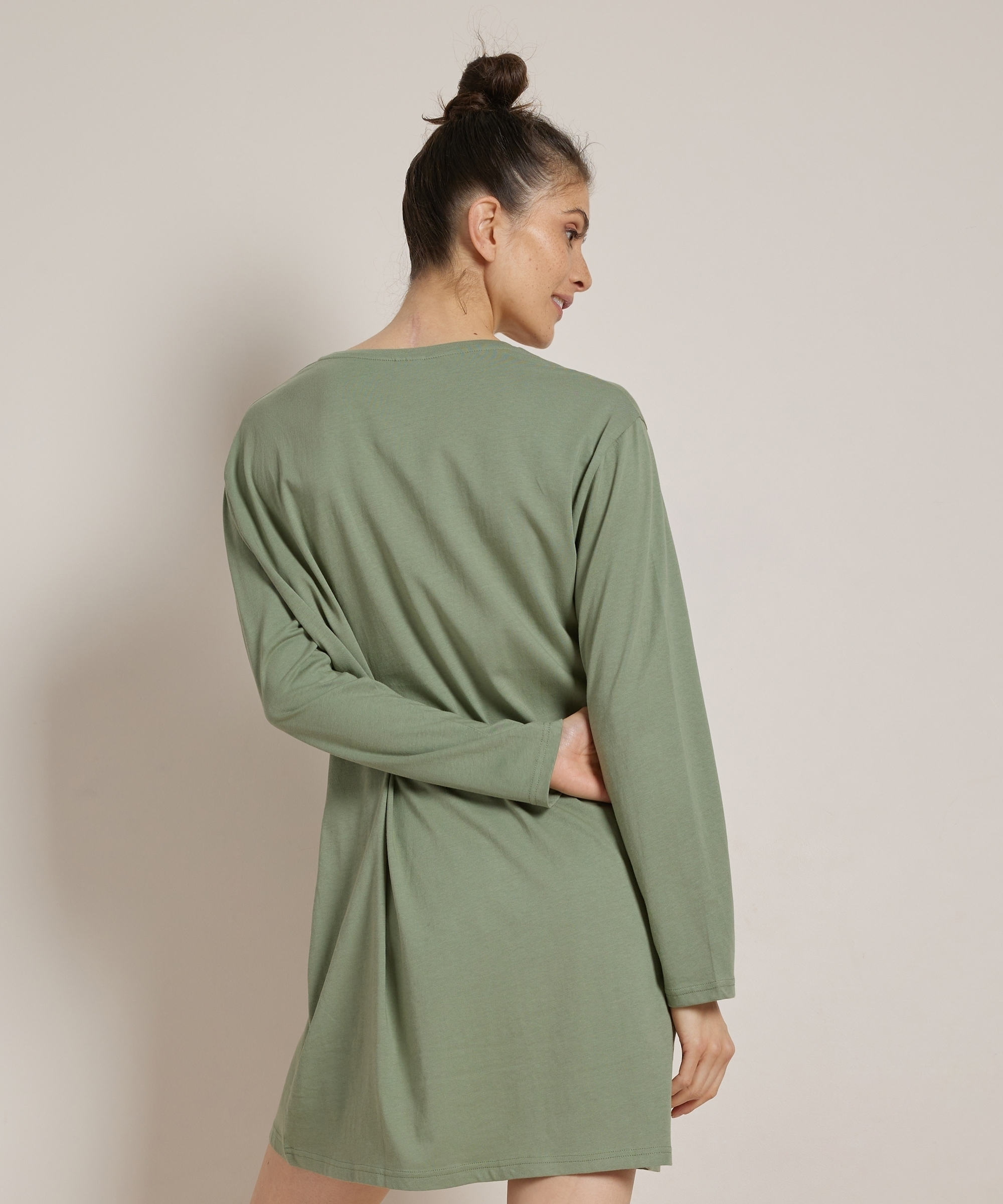 bigshirt met lange mouwen
