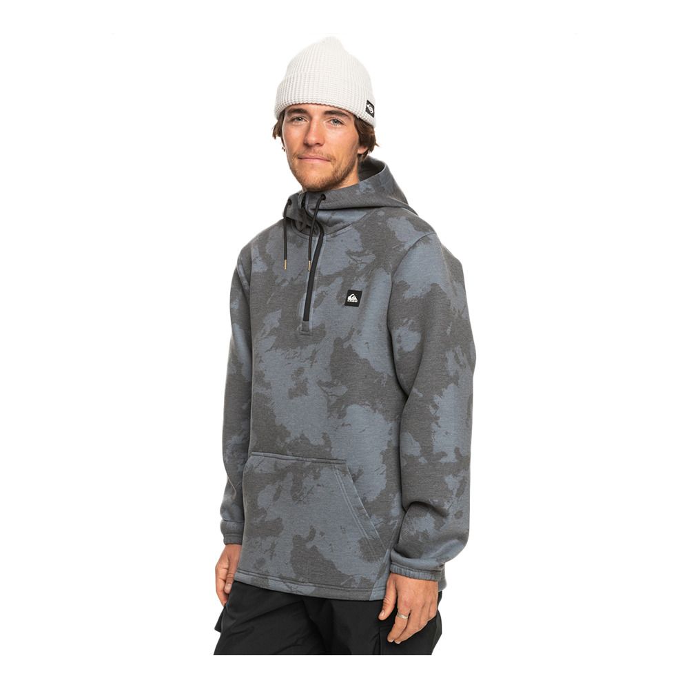 Quiksilver SHREDDER - Sweat Homme tie dye true black