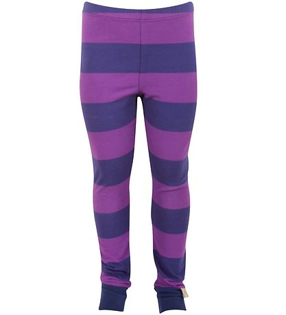 Danefæ Leggings - Lila Gestreift